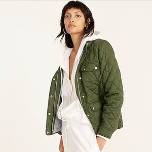 J. Crew Quilted Downtown Field Jacket